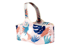Blush Palm Insulated Daytripper Cooler Bag, Full Zip-Around, Sewn in Handles, Folds Flat