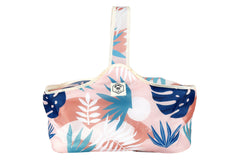 Blush Palm Insulated Daytripper Cooler Bag, Full Zip-Around, Sewn in Handles, Folds Flat