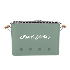 Hamptons Sage Charcoal Portable Beach BBQ