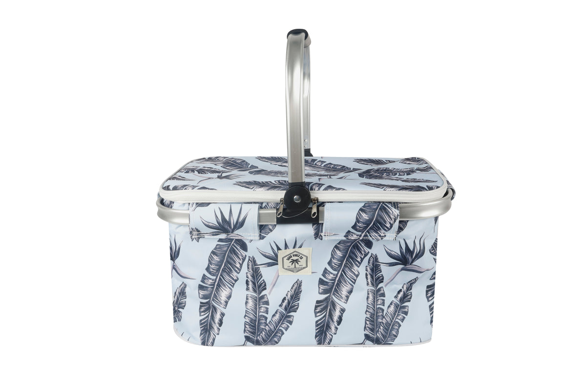 Sorrento Insulated Market Cooler Bag, Aluminium Frame, Fully Zipped, Collapsible