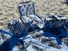 Sorrento Premium Picnic Mat Blanket, 2x2m, Waterproof Base, Carry Strap, Storage Pocket, 4 Ground Pegs