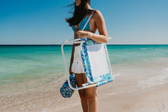 Peacock Paradise Foldable Beach Chair with Carry Strap, Lightweight & Portable, High Back, Powder Coated Frame