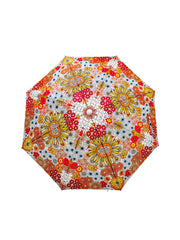 Retro Summer 1.6m Beach Umbrella with Carry Bag, Shoulder Strap