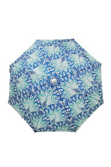 Peacock Paradise 1.6m Beach Umbrella with Carry Bag, Shoulder Strap