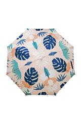Blush Palm 1.6m Beach Umbrella with Carry Bag, Shoulder Strap