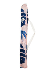 Blush Palm 1.6m Beach Umbrella with Carry Bag, Shoulder Strap