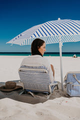 Mediterranean 1.6m Beach Umbrella with Carry Bag, Shoulder Strap