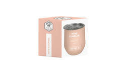 Terracotta Blush 295ml Insulated Double Wall Stainless Steel Travel Cup with Lid, Durable Matt Finish