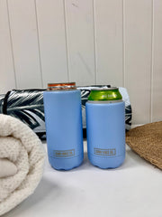 Bay Blue Insulated Double Wall Stainless Steel Regular Bottle & Can Cooler - Suits 375ml