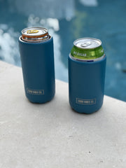Peacock Blue Insulated Double Wall Stainless Steel Regular Bottle & Can Cooler