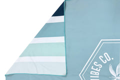 Ocean Tide 160cm Microfibre Beach Towel with Storage Bag , Sand-Resistant, Eco Friendly, Double Sided