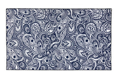 Tahitian Blue 160cm Microfibre Beach Towel with Storage Bag , Sand-Resistant, Eco Friendly, Double Sided