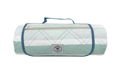 Ocean Tide Premium Picnic Mat Blanket, 2x2m, Waterproof Base, Carry Strap, Storage Pocket, 4 Ground Pegs