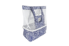 Tahitian Blue Beach Cooler 2 In 1 Bag