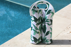 Botanical Neoprene Double Bottle Holder and Cooler Bag