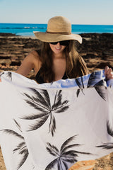 Havana 160cm Microfibre Beach Towel with Storage Bag , Sand-Resistant, Eco Friendly, Double Sided