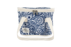 Tahitian Blue Premium Insulated Lunch Bag, Carry Handles, Zippered Closure