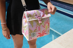 Tropicana Insulated Lunch Bag, Removable Shoulder Strap, Adjustable Closure Strap