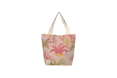 Tropicana Canvas Beach Bag, Inner Pocket, Carry Handles