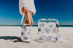 Havana Foldable Beach Chair with Carry Strap, Lightweight & Portable, High Back, Powder Coated Frame