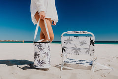 Havana Foldable Beach Chair with Carry Strap, Lightweight & Portable, High Back, Powder Coated Frame