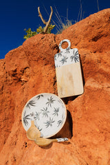 Havana Mango Wood & Enamel Serving Board 46cm Havana