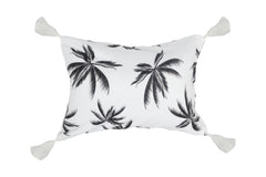 Havana Inflatable Beach Pillow With Tassels , PVC Insert, Water Resistant