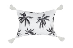 Havana Inflatable Beach Pillow With Tassels , PVC Insert, Water Resistant