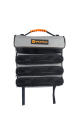 Large Canvas Utility Roll, Hangable Camping Storage Organise for Toiletries, Kitchen Utensils, Tools & More - 400gsm Ripstop Canvas 60x40cm