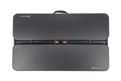 3pc Picnic Table & Bench Set, Vacuum Moulded, Auto Lock, Folds Flat for Storage, Carry Handle, 102x61x70cm