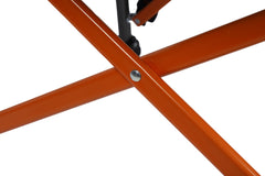 Cheynes XL Deluxe Solid Arm Camp Chair with Cushioned High Back, Wine Glass Holders, Drink Holder, Media Pocket, Self-Levelling Feet for Camping & Events, Weight Rated 200kg, Zipped Storage Pocket for Carry Bag with Shoulder Strap