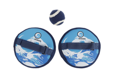 3pc Beach Ball and Catch Set Neoprene 18cm Ages 3+