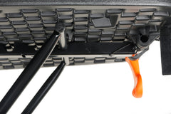 Utility Table, Compact, Lightweight, Blow Mould Resin, Adjustable Height, Folds Flat, Waterproof, Great for Camping Outdoors, 66x46x71cm