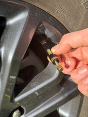 Premium Tyre Deflators & Digital Gauge Combo - 6pc Set