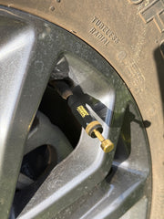 Premium Tyre Deflators & Digital Gauge Combo - 6pc Set