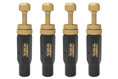 Premium Tyre Deflators & Digital Gauge Combo - 6pc Set