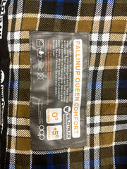 Pallinup Heavy Duty Cotton Queen Sleeping Bag, 0-5°C, Flannel Inner, 152 x 200cm