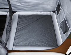 Instant Up Double Shower Ensuite Tent, Vented, Heavy Duty Floor, Storage Pockets, Silver Lined, Shower Hose Access Port