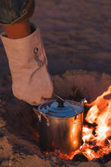 S/2 Large Leather Work Welding Camping Gloves