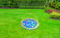Sprinkler Mat Sea Theme includes Hose Connection 105cm - Ages 3+