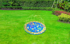 Sprinkler Mat Sea Theme includes Hose Connection 105cm - Ages 3+