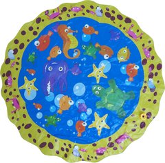 Sprinkler Mat Sea Theme includes Hose Connection 105cm - Ages 3+