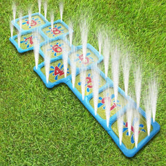 Hop Scotch Spray Mat, Sprays Water, Connects to Hose 174cm