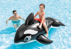 Large Inflatable Whale with Handles 150x35cm Ages6+
