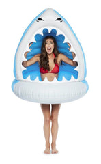 Extra Large Inflatable Shark Mouth Swim Ring 112cm Age6+