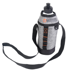 1L Trekker Hydration Bottle with Removable Insulated Wrap Sipper Cap and Shoulder Strap.