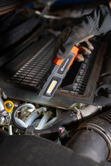 Handheld Work Light, Magnetic Base, Rechargeable, Duel Lighting Modes, 180 Swivel, USB-C Fast Charge, Water & Shock Proof