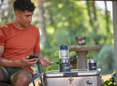 Classic 800L Lantern, Rechargeable Lithium Ion, Water-resistant, Impact-resistant, Power Bank, Carry Handle