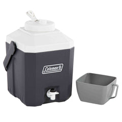 Extreme Cooler Jug 5.5L Grey with Carry Handle Drinking Cup Cap and Tap