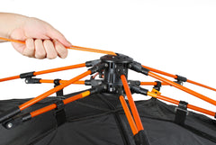 2P Easy Up Mozzie Dome - Lightweight High Quality Mesh in Carry Bag with Shoulder Strap